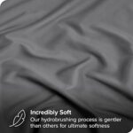 Bare Home 2-Pack Fitted Bottom Sheets King – Premium 1800 Ultra-Soft Wrinkle Resistant Microfiber – Deep Pocket (King, Grey)