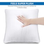 Utopia Bedding Bed Pillows for Sleeping (White), European Size, Set of 2, Hotel Pillows, Cooling Pillows for Side, Back or Stomach Sleepers