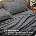 Bare Home Twin XL Sheet Set – College Dorm Size – Luxury 1800 Ultra-Soft Microfiber Twin Extra Long Bed Sheets – Deep Pockets – Easy Fit – Extra Soft – 3 Piece Set – (Twin XL, Grey)
