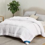 Bedsure Queen Comforter Duvet Insert – Quilted White Comforters Queen Size, All Season Down Alternative Queen Size Bedding Comforter with Corner Tabs