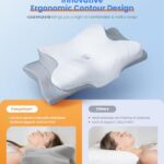 Ultra Pain Relief Cooling Pillow for Neck Support, Adjustable Cervical Pillow Cozy Sleeping, Odorless Ergonomic Contour Memory Foam Pillows, Orthopedic Bed Pillow for Side Back Stomach Sleeper