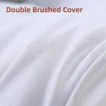 L LOVSOUL White Comforter King Size Duvet Insert,All Season Down Alternative Comforter Duvet Insert King,Bedding Comforter with Corner Tabs